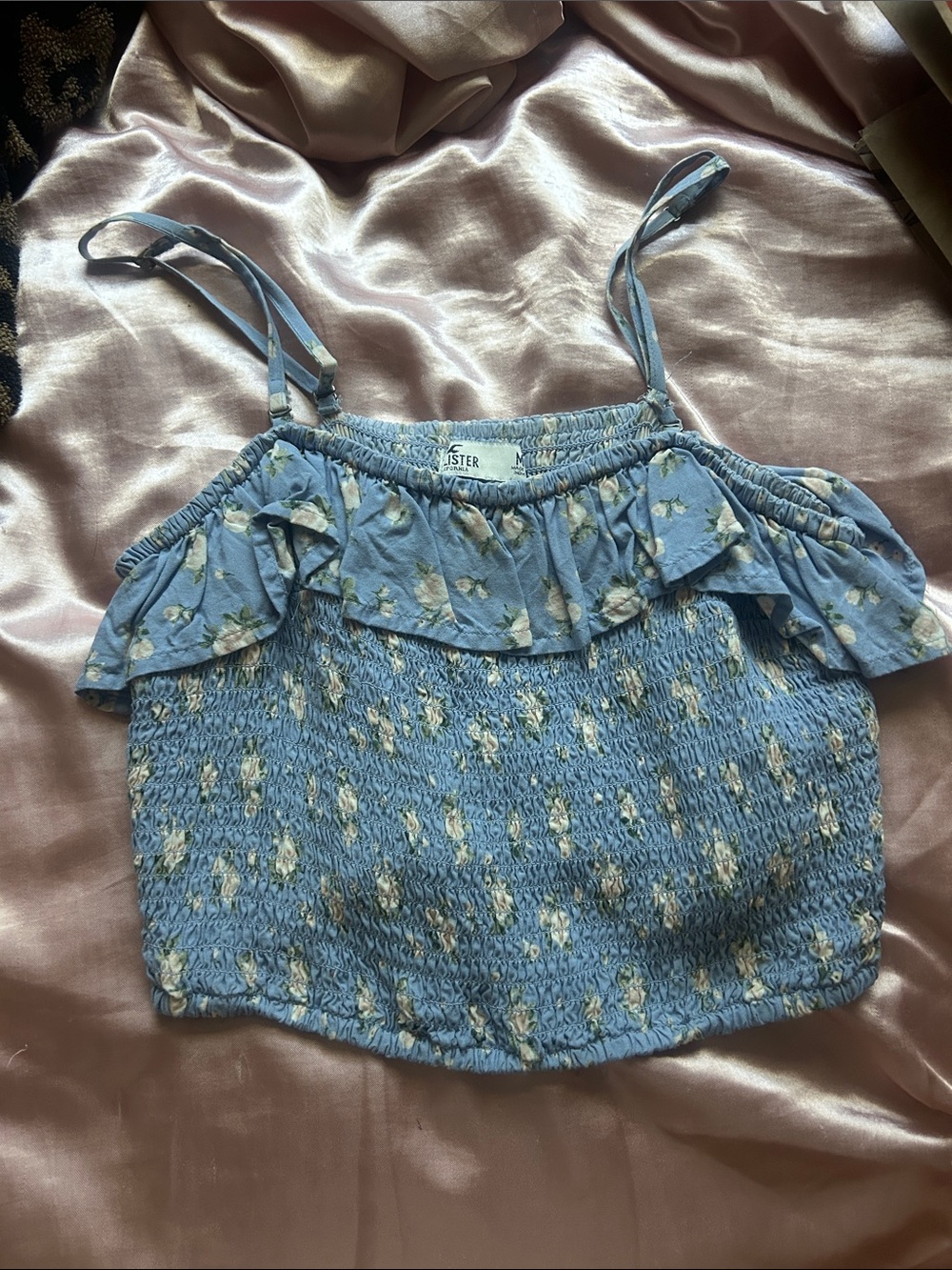 Hollister Ruffle Crop Top